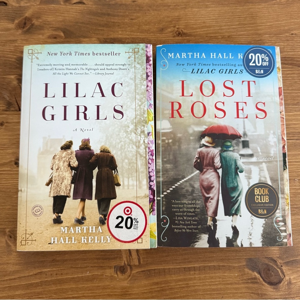 Lilac Girls and Lost Roses (Prequel) Paperback books Martha Hall Kelly